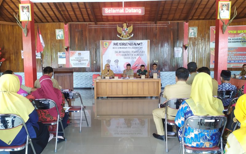 Musrenbang Kecamatan Ngadirojo dalam Rangka Penyusunan RKPD Kabupaten Wonogiri Tahun 2024